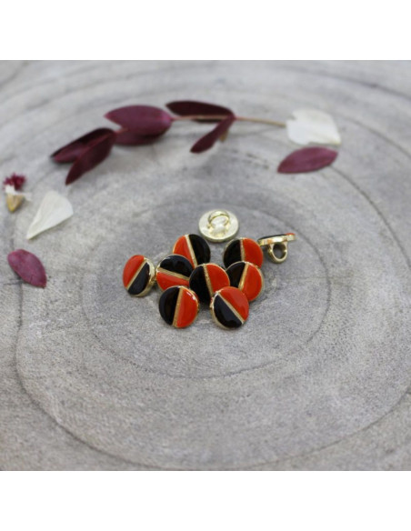 Wink Black - Tangerine Knop