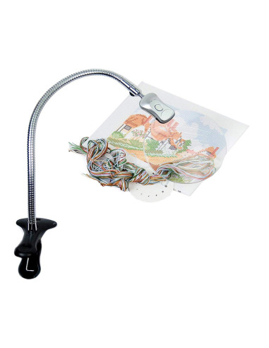 Verlichte clip-on loep Purelite