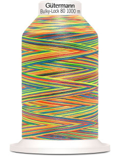 Gütermann Bulky-Lock Multicolour 1000 m schuimdraadkegel