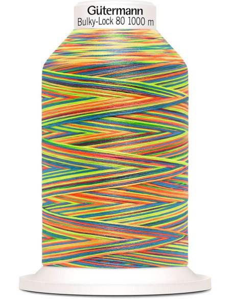 Gütermann Bulky-Lock Multicolour 1000 m schuimdraadkegel
