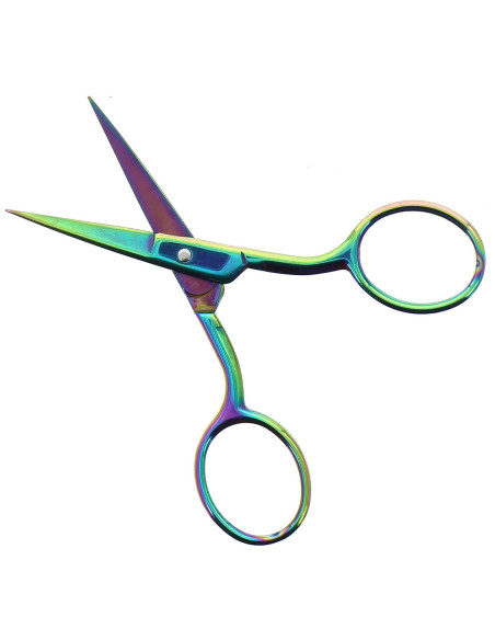 Regenboog borduurschaar 9 cm