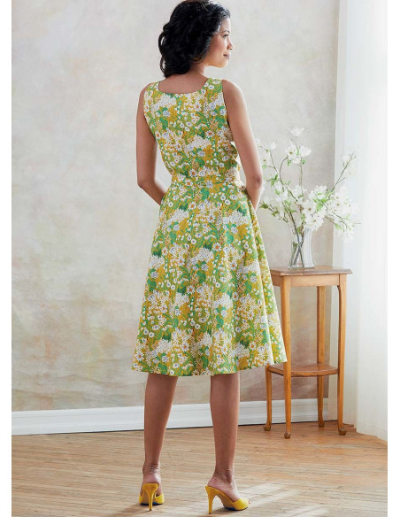 Jurkpatroon, riem en handtas - Butterick 6674