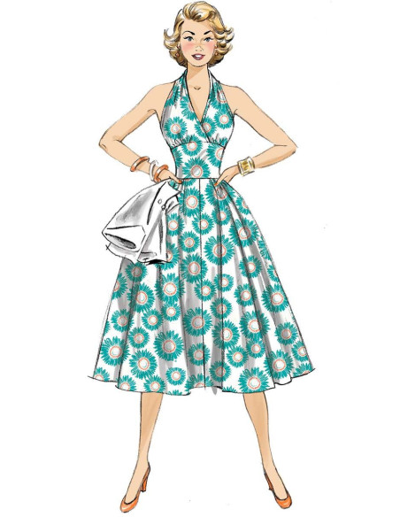 Jurk en jas patroon - Butterick 6682