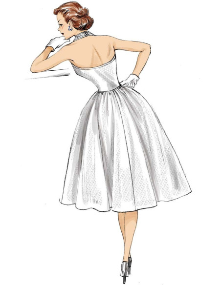 Jurk en jas patroon - Butterick 6682