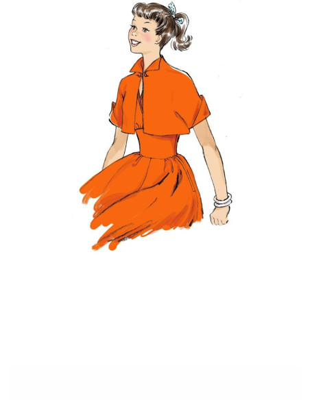 Jurk en jas patroon - Butterick 6682