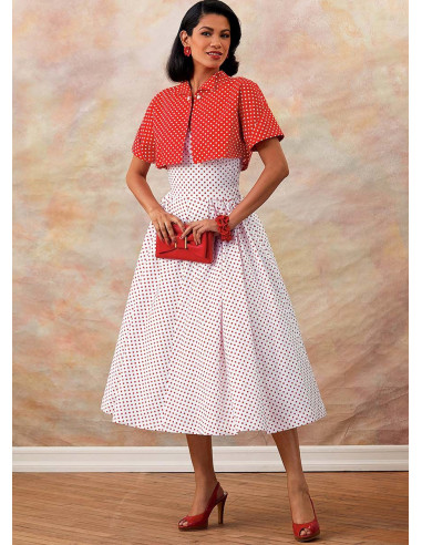Jurk en jas patroon - Butterick 6682