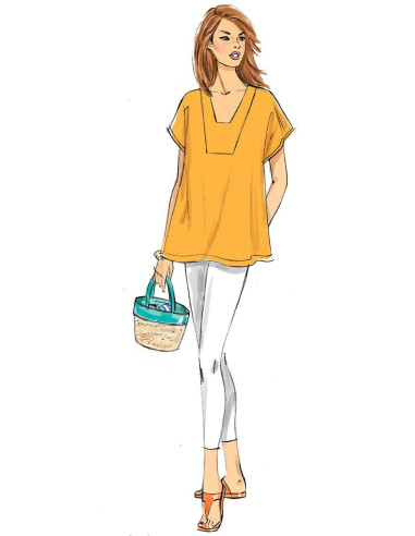 Patroon voor tuniek en kaftan - Butterick 6683