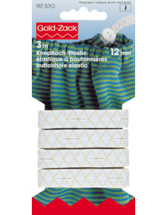 Knopenelastiek 12 mm