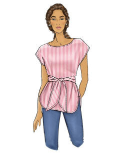 Top en riem patroon - Butterick 6685 2