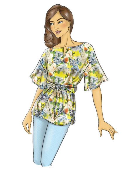 Top en riem patroon - Butterick 6685