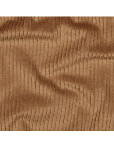 Katoenen ribfluweel - Chocoladekleurig 2