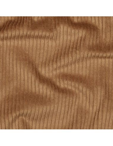 Katoenen ribfluweel - Chocoladekleurig