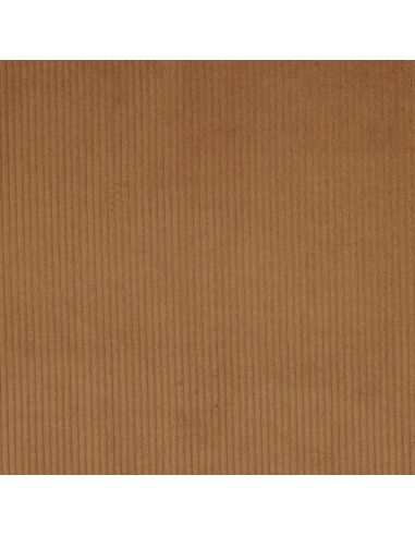 Katoenen ribfluweel - Chocoladekleurig