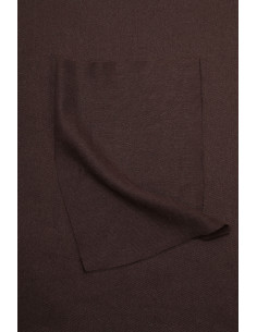 Tissu twill lin viscose Liva Eco Oat Chocolate - Atelier Brunette 2