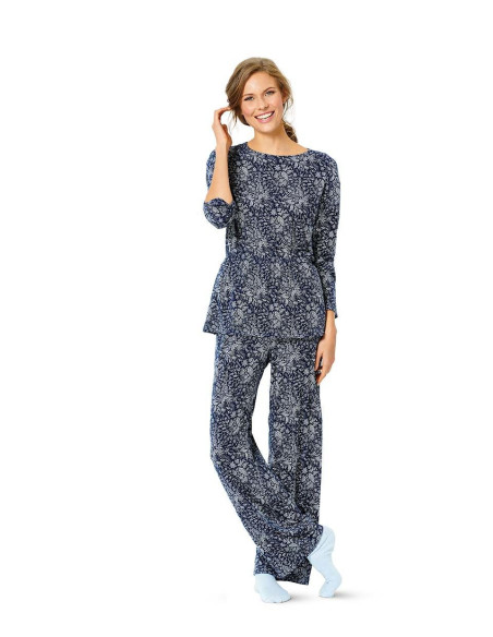 Pyjama- en pyjamashortpatroon - Burda 6261