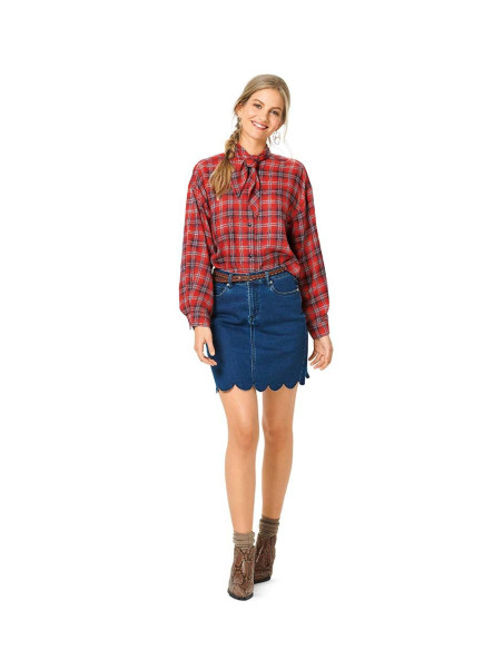 Blouse- en overhemdpatroon - Burda 6263