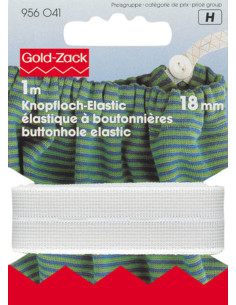 Knopenelastiek 18 mm