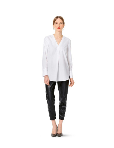 Blousepatroon met V-hals - Burda 6278
