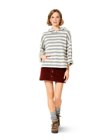 Sweatshirt patroon - Burda 6296