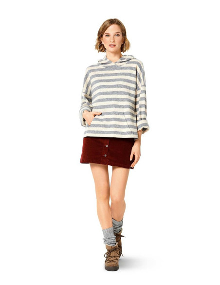 Sweatshirt patroon - Burda 6296