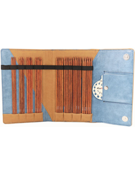Ginger KnitPro houten set met dubbele punt naalden