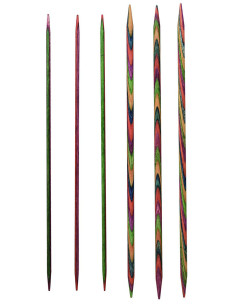 Dubbele puntige naalden hout Symfonie KnitPro 2