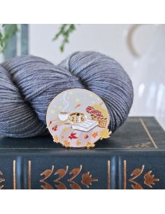 Pin's compteur de rangs - Automne