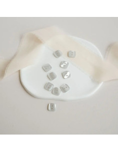 Bouton de bottine pailleté or - Bouton d´or