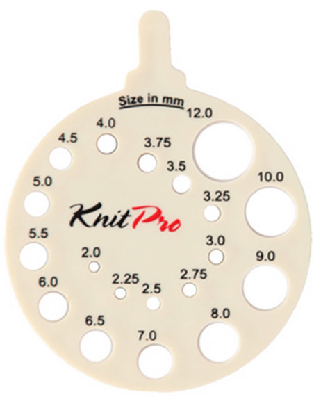 Ronde naaldenmeter voor breinaalden