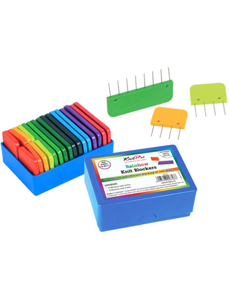 Blokkeer kammen breien rainbow KnitPro