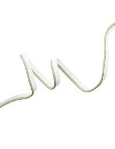 Paspel, uitstekende lurex - Goud met witte inslag