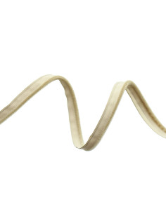 Fluwelen kledingpaspel - Beige