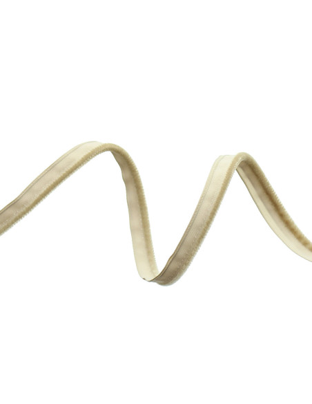 Fluwelen kledingpaspel - Beige