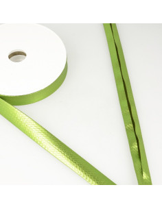 Lamé biais metallic - Appelgroen