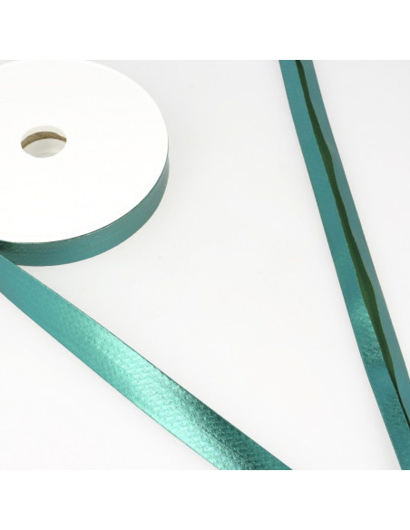 Lamé biais metallic - Smaragdgroen