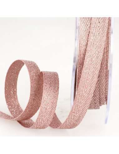Metallisch keperband - Roze