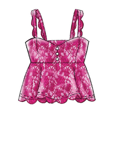 Patroon voor tops - McCall's 7958