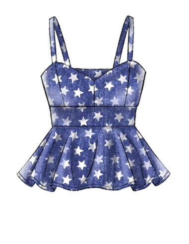 Patroon voor tops - McCall's 7958