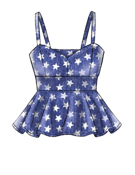 Patroon voor tops - McCall's 7958