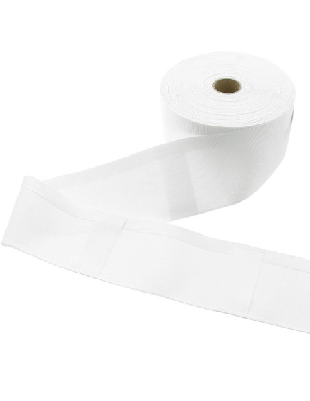 Verborgen lussenband met lussen 100 mm - Wit