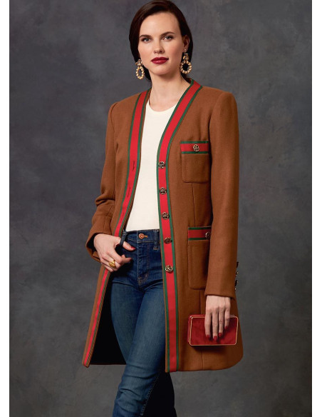 Jas, jurk en rok patroon - Vogue 1643