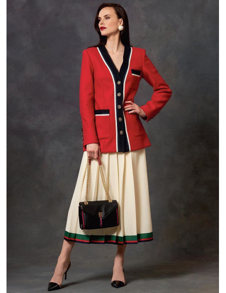Jas, jurk en rok patroon - Vogue 1643