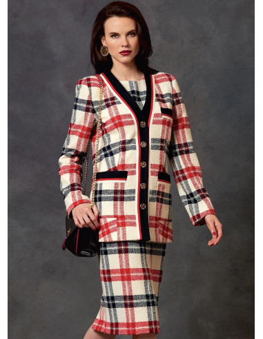 Jas, jurk en rok patroon - Vogue 1643