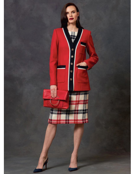 Jas, jurk en rok patroon - Vogue 1643