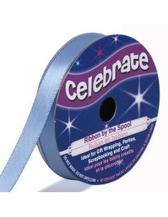 Celebrate satijnen lint blauw - 9 mm x 6 meter