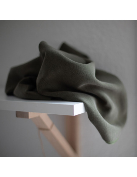Tencel crêpe stof - Kaki