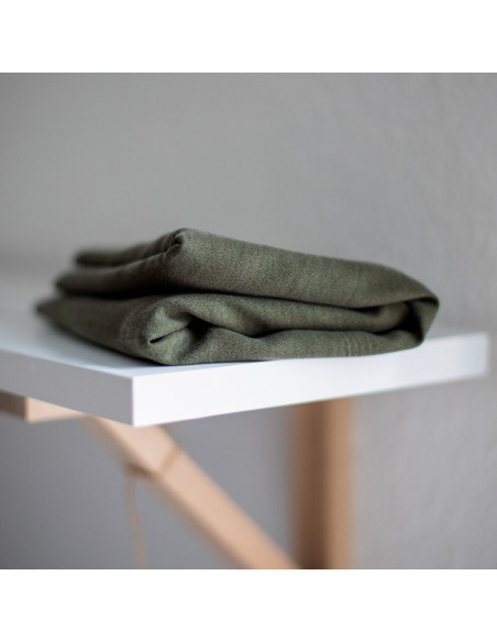 Tencel crêpe stof - Kaki