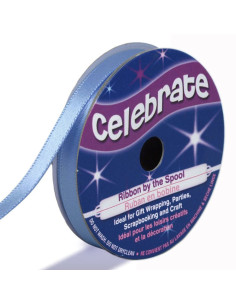 Celebrate satijnlint blauw - 6 mm x 6 meter