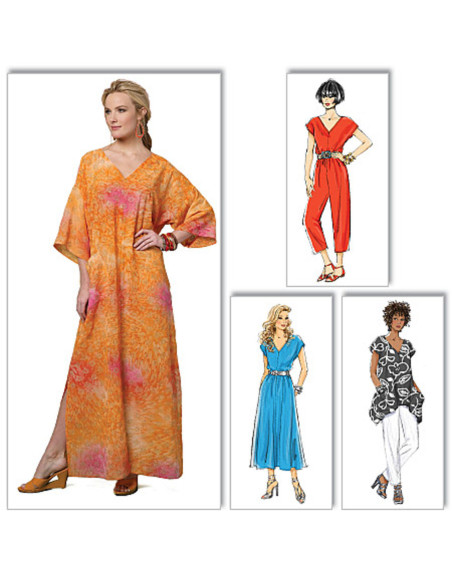 Patroon voor top, jurk, kaftan, jumpsuit en broek - Butterick 5652