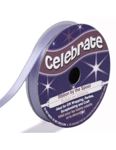 Satijnen lint Celebrate lila - 6 mm x 6 meter